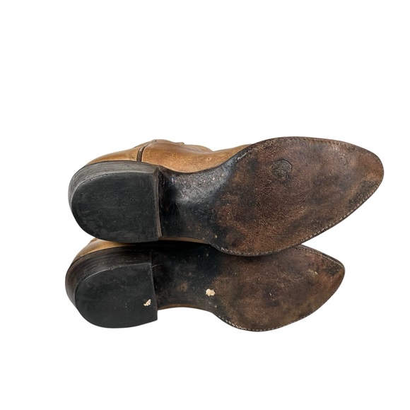 VINTAGE PANHANDLE SLIM Cowhide Western Cowboy Boots - Picture 8 of 10